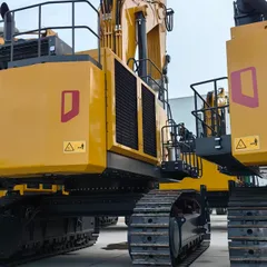 excavadoras, cargadoras de ruedas, camiones bomba de hormigón, hormigoneras, grúas móviles, grúas de elevación montadas en camión y compresores de aire de tornillo.
