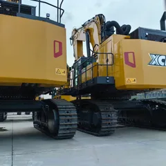 excavadoras, cargadoras de ruedas, camiones bomba de hormigón, hormigoneras, grúas móviles, grúas de elevación montadas en camión y compresores de aire de tornillo.