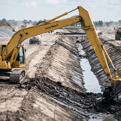 Long Reach Excavator - Official Technical Overview & Datasheet