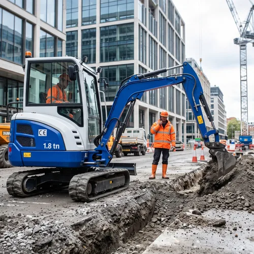 CE Certified 1.8 Ton Mini Digger | Compact Excavator for Sale