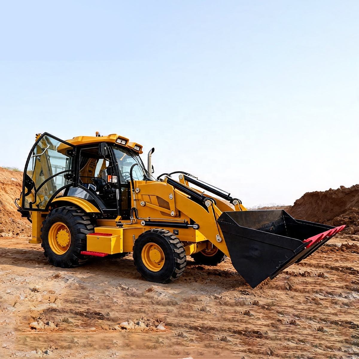 SHENTUI-8000kg-front-loader-backhoe-heavy-duty-construction-machine-front-angle