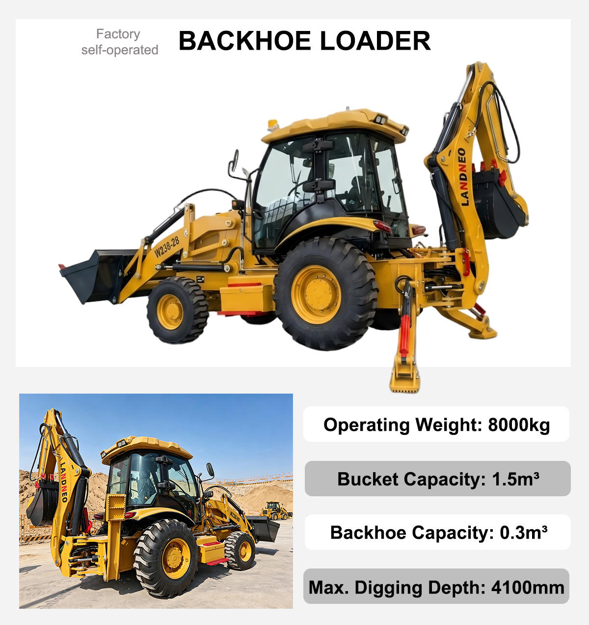 hydraulic-pump-and-engine-bay-LANDNEO-compact-excavator-power-system
