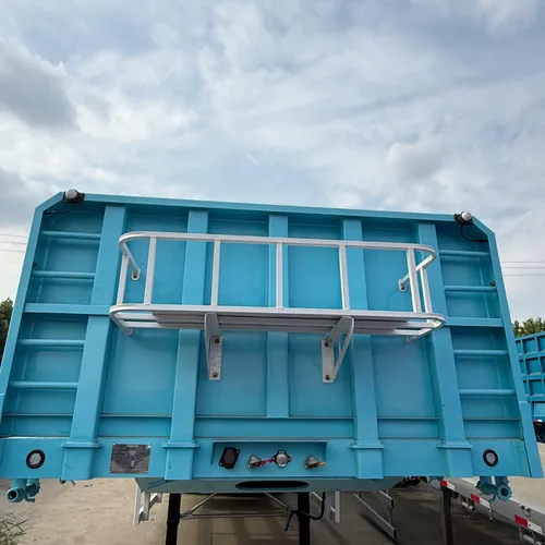 Axle Flatbed Trailer Wilth Columns Wood Log Trailer Timber Trailer Wood Steel Pipe Transport Trailer for Sale