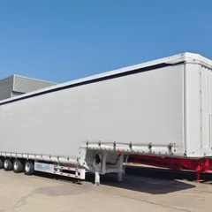 4-Axle Curtain Side Semi-Trailer Full Air Suspension Liftable Front Axle Rainproof Sliding Curtain For Europe Central Asia General Cargo Logistics