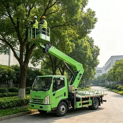 LANDNEO-360-degree-rotating-boom-lift-full-site-coverage-construction
