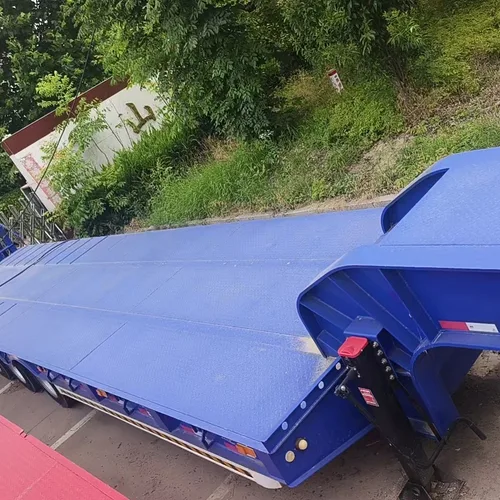 6-Axle 16m×3m Standard Low Bed Semi-Trailer Complete Legal Documents With Spring Loading Ramp For Excavator Mining Machinery Transport