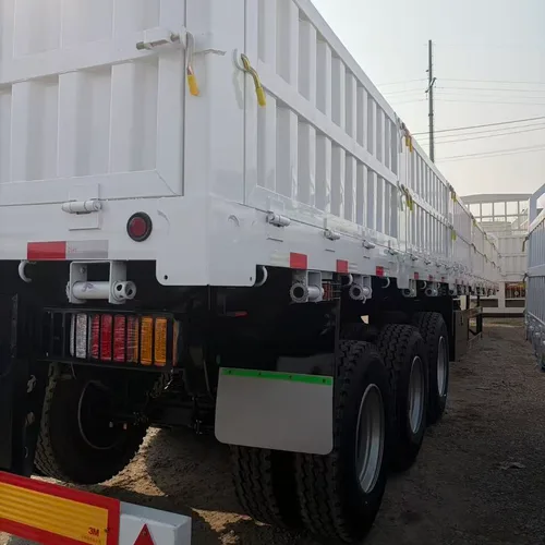 3-Axle Side Wall Semi-Trailer 13m×2.65m Adjustable Side Wall Height Manganese Steel Beam For Container & Bulk Goods Transport
