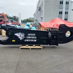Heavy HARDOX Steel Excavator Eagle Shear Deep Cutting Chamber For Scrap Steel Rebar Vehicle Recycling Central Asia Africa Export