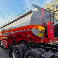Custom Multi-compartment Liquid Tank Semi-Trailer Split Tank With Screw Connection For Africa Central Asia Export