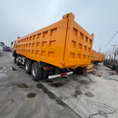 Used SINOTRUK HOWO 8X4 Dump Truck 371HP Big Pump Engine Euro II Standard Reinforced Chassis & Box For Mine Waste Transport Africa Middle East
