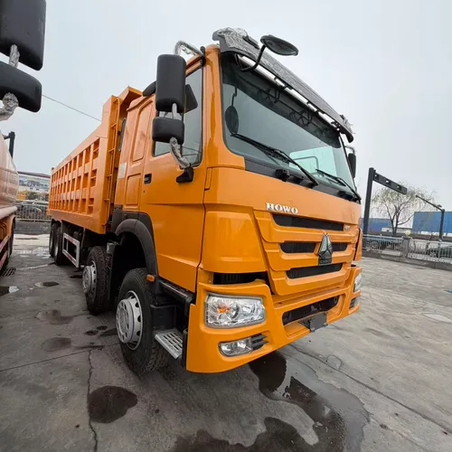 Used SINOTRUK HOWO 8X4 Dump Truck 371HP Big Pump Engine Euro II Standard Reinforced Chassis & Box For Mine Waste Transport Africa Middle East