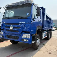 371HP WD615 Euro II Mechanical Pump HOWO 6×4 Rear Tipper Truck, Heavy-duty Sand Quarry Engineering Dumper
