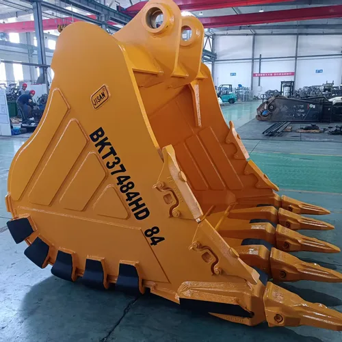 CAT374 Heavy Duty Rock Bucket 4.7CBM 84 Inch Fit 74 Ton Excavator NM400 Wear Plate Mining Quarry Excavator Attachment