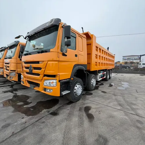 Used SINOTRUK HOWO 8X4 Dump Truck 371HP Big Pump Engine Euro II Standard Reinforced Chassis & Box For Mine Waste Transport Africa Middle East