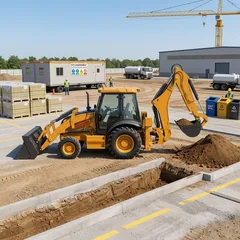 LANDNEO-multi-functional-backhoe-loader-quick-coupler-attachment-switch-demo
