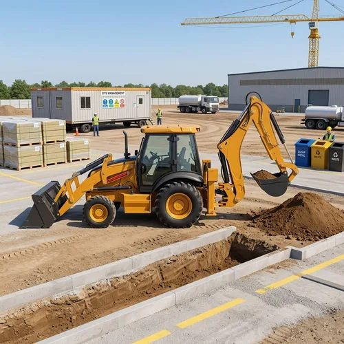 LANDNEO-multi-functional-backhoe-loader-quick-coupler-attachment-switch-demo