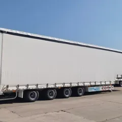 4-Axle Curtain Side Semi-Trailer Full Air Suspension Liftable Front Axle Rainproof Sliding Curtain For Europe Central Asia General Cargo Logistics