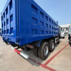 371HP WD615 Euro II Mechanical Pump HOWO 6×4 Rear Tipper Truck, Heavy-duty Sand Quarry Engineering Dumper