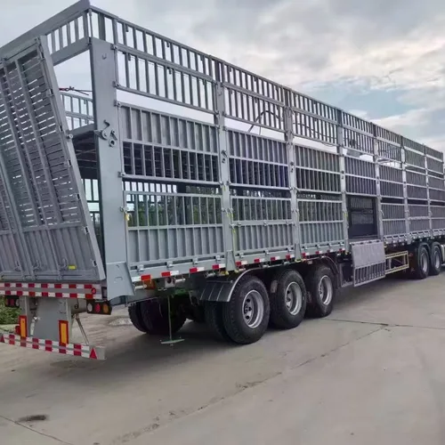16m Gooseneck Double Deck Livestock Fence Semi-Trailer Adjustable Cattle Floor For Cattle Sheep Transport Complete Legal Papers