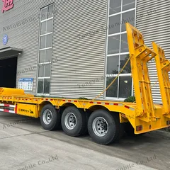 3 Axle Low Bed Semi Trailer