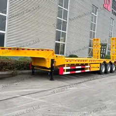 3 Axle Low Bed Semi Trailer