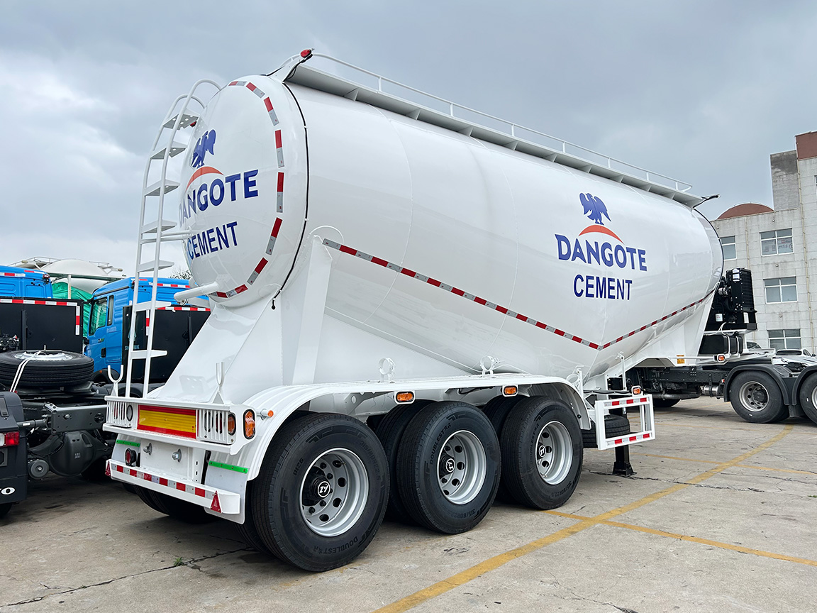 3 Axle Bulk Cement Tanker Semi Trailer for Sale