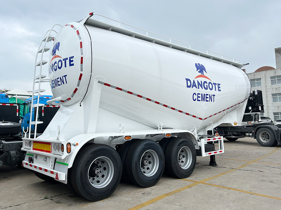 3 Axle Bulk Cement Tanker Semi Trailer for Sale