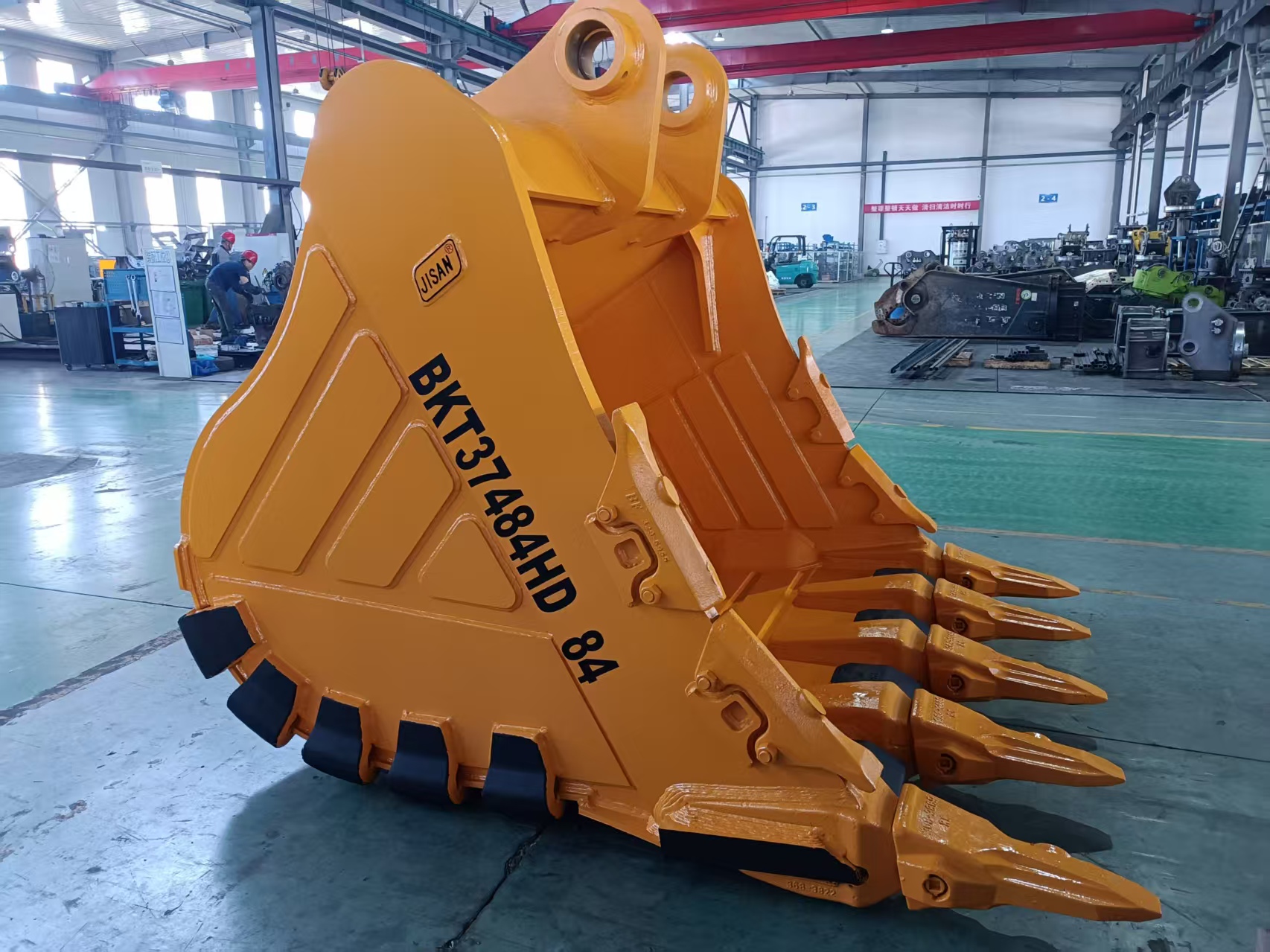 CAT374 Heavy Duty Rock Bucket 4.7CBM 84 Inch Fit 74 Ton Excavator NM400 Wear Plate Mining Quarry Excavator Attachment