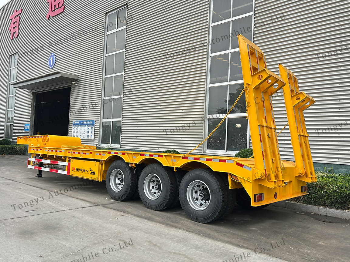 3 Axle Low Bed Semi Trailer