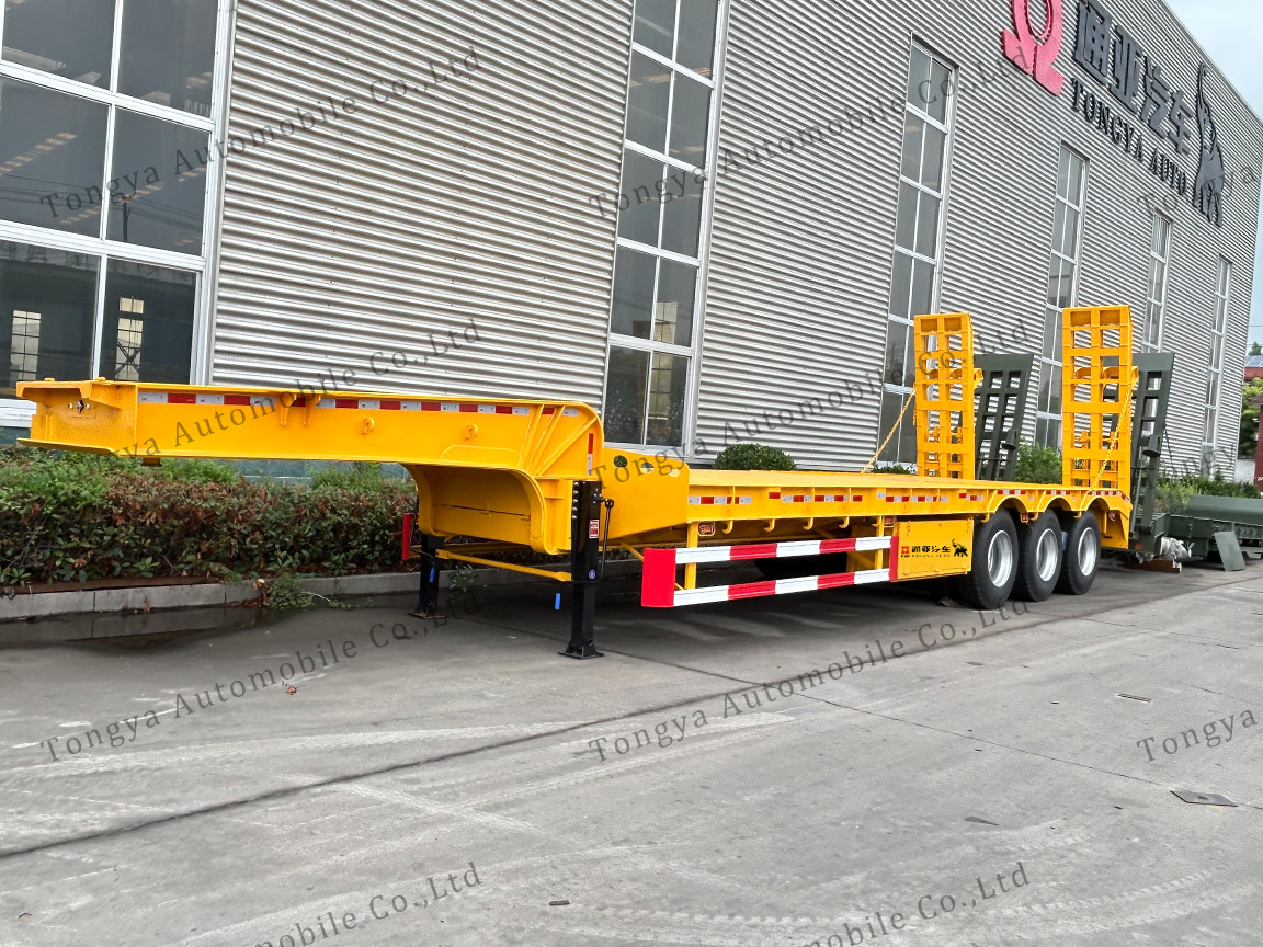 3 Axle Low Bed Semi Trailer