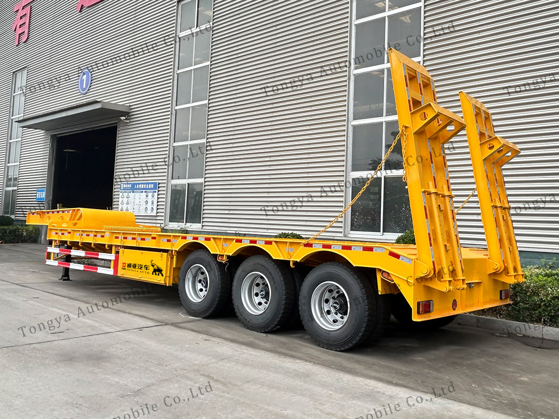 3 Axle Low Bed Semi Trailer