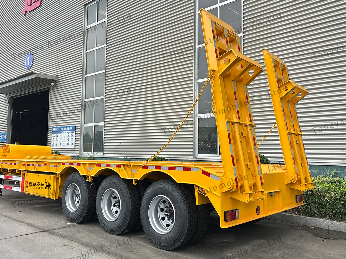 3 Axle Low Bed Semi Trailer