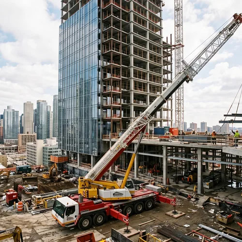 High-rise Construction Truck Mounted Crane - Official Technical Overview & Datasheet
