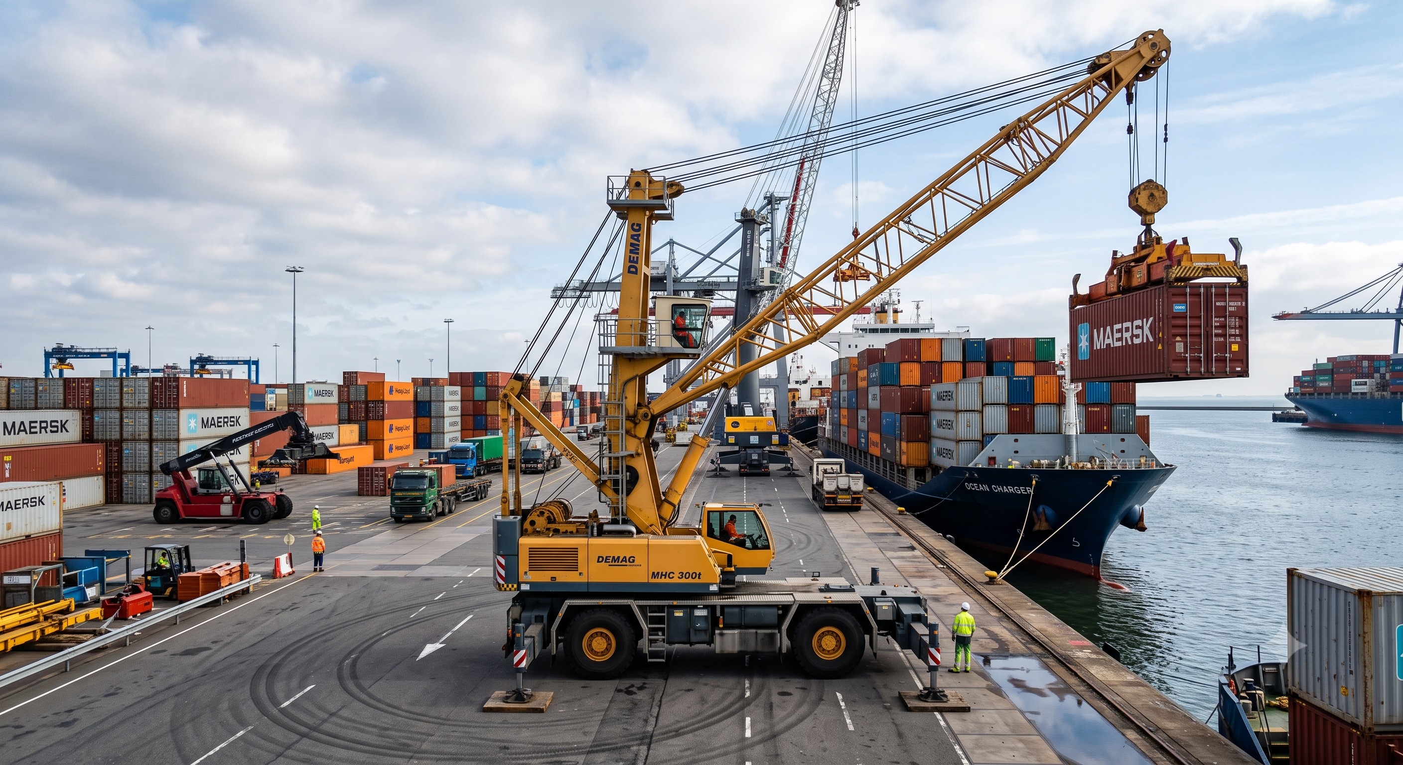 Heavy-duty 300 ton Port Handling Mobile Crane for Sale | [Your Brand]