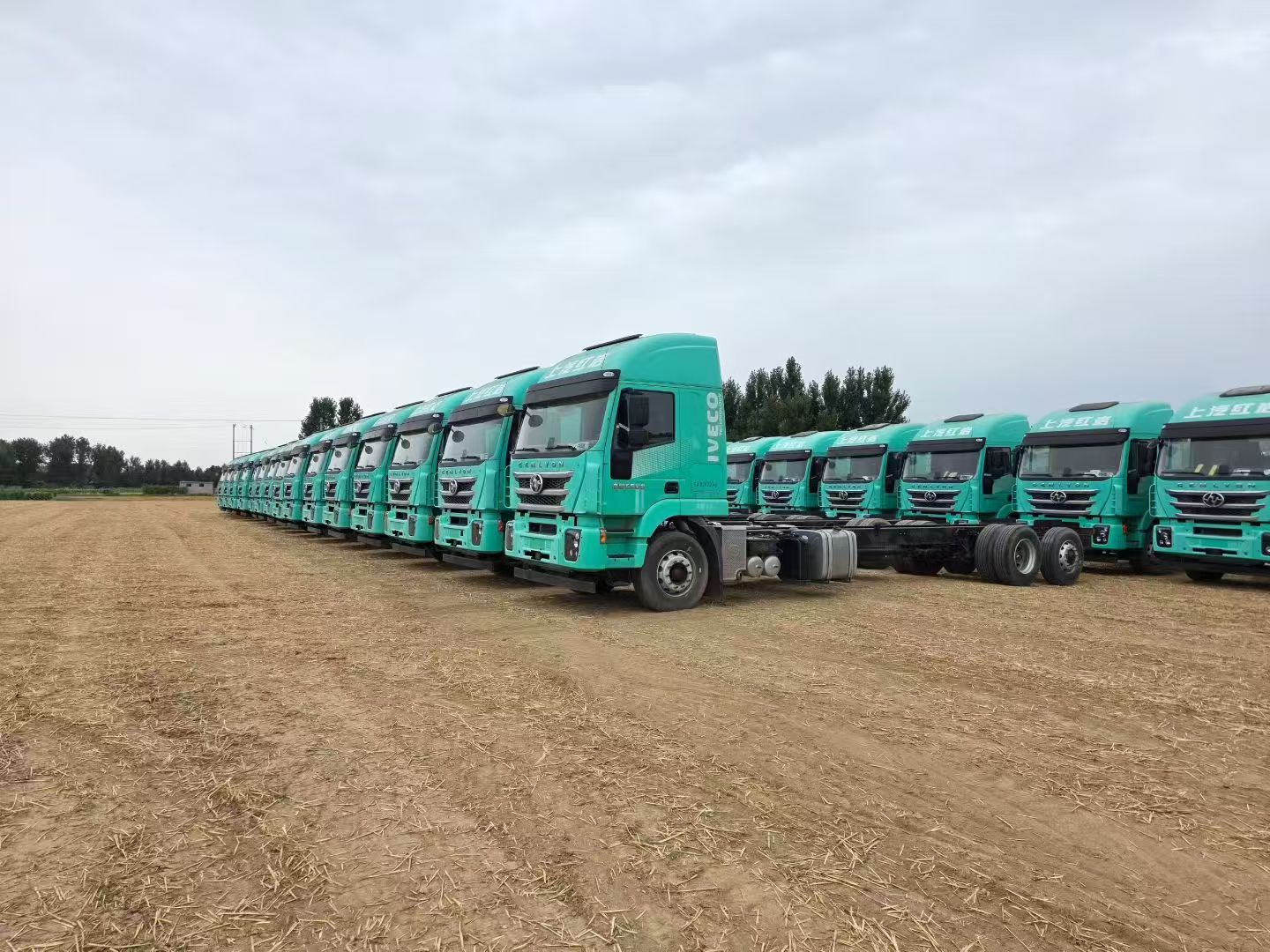 100 Units Stock Genlyon C Tractor Air Suspension Cabin Heated Electric Mirror For Central Asia Southeast Asia Freight