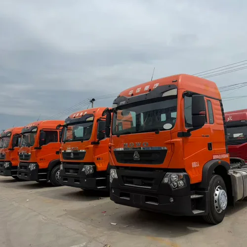 HOWO TX Pre-registered Tractor Truck WP10.5H 460HP Euro5 12-speed Gearbox 3.08 Ratio For Cross-border Logistics