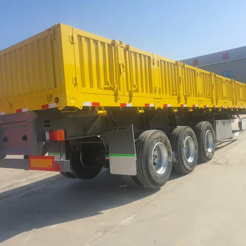 Side Dump Trailers 3 Axles Side Tipper Trailer 45cbm Tipper Grain Dumping Truck Trailer for Sale