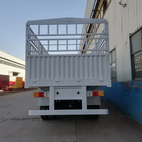 Utility Bulk Cargo Mini Fence Truck Draw Bar Semi Trailer Animals Truck Trailer
