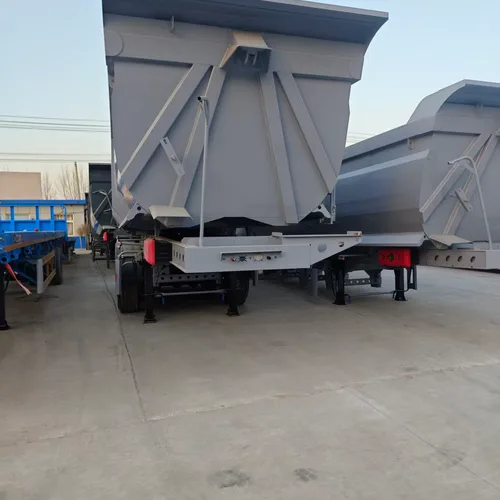 Heavy Duty 3-Axle U-Shape Tipper Steel Semi Trailer 40 Ton for Sand and Aggregate Transport Factory Price