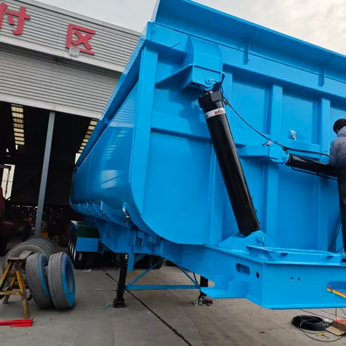 4 Axle Heavy Duty Steel Side Tipper Semi Trailer with 15-20T Payload for Mining Sand Stone Coal Transport Factory Direct Price