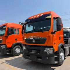 HOWO TX Pre-registered Tractor Truck WP10.5H 460HP Euro5 12-speed Gearbox 3.08 Ratio For Cross-border Logistics