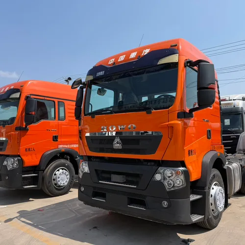 HOWO TX Pre-registered Tractor Truck WP10.5H 460HP Euro5 12-speed Gearbox 3.08 Ratio For Cross-border Logistics