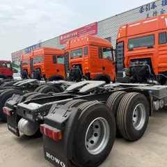 HOWO TX Pre-registered Tractor Truck WP10.5H 460HP Euro5 12-speed Gearbox 3.08 Ratio For Cross-border Logistics