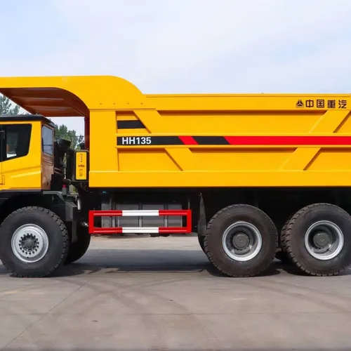 Factory Second-hand CNHTC Huanghe HH135 Mining Truck, WP15 770HP 50m³ Wear-resistant Cargo Box