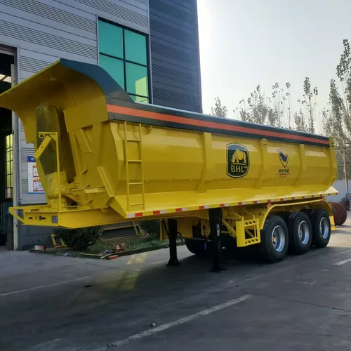 45cbm 80 Tons Dump Tipper Truck Semi Trailer with 4 Axles