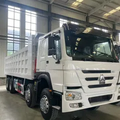 Remanufactured SINOTRUK HOWO 8×4 Dump Truck 371HP Euro II/III For Mine Ore Haulage Export