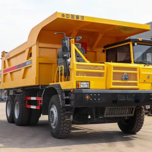 Factory Second-hand CNHTC Huanghe HH135 Mining Truck, WP15 770HP 50m³ Wear-resistant Cargo Box