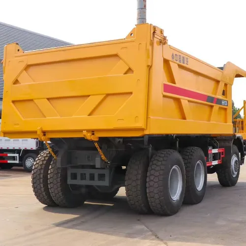 Factory Second-hand CNHTC Huanghe HH135 Mining Truck, WP15 770HP 50m³ Wear-resistant Cargo Box