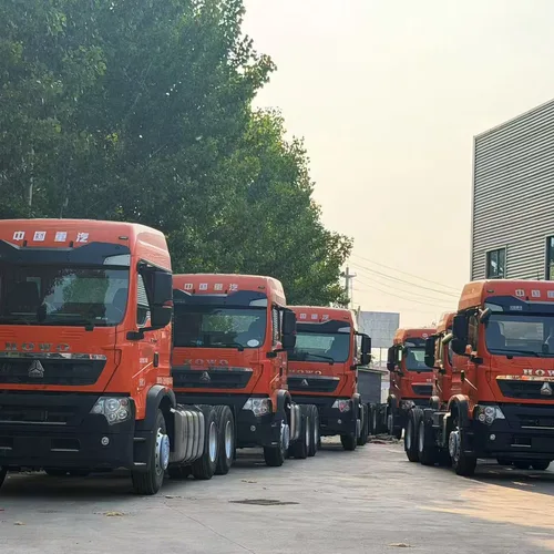 HOWO TX Pre-registered Tractor Truck WP10.5H 460HP Euro5 12-speed Gearbox 3.08 Ratio For Cross-border Logistics