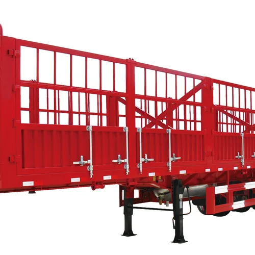 Utility Bulk Cargo Mini Fence Truck Draw Bar Semi Trailer Animals Truck Trailer